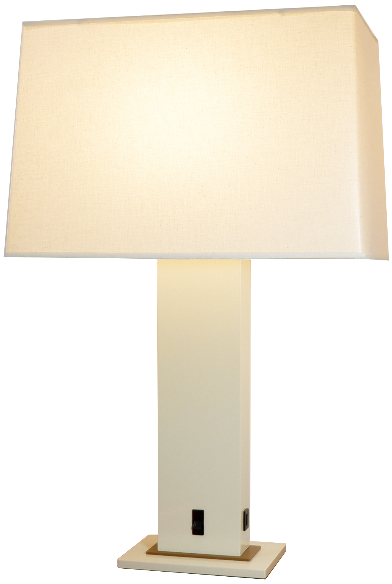 TriLam Rectangle, Cream, Freestanding